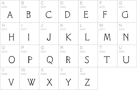 CAC Camelot details - Free Fonts at FontZone.net