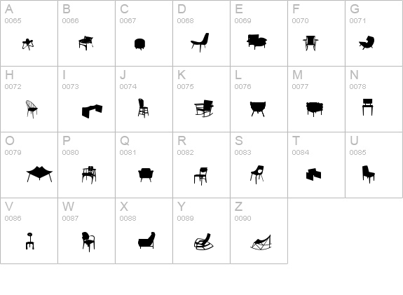 CadeirasPC details - Free Fonts at FontZone.net