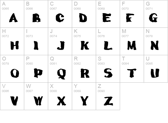 calamityJoe details - Free Fonts at FontZone.net