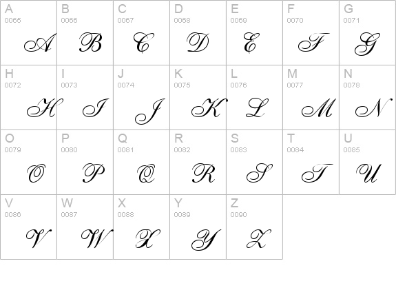 Caligraf W details - Free Fonts at FontZone.net