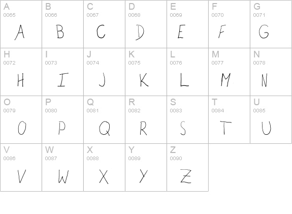 Calis in Puppetland details - Free Fonts at FontZone.net