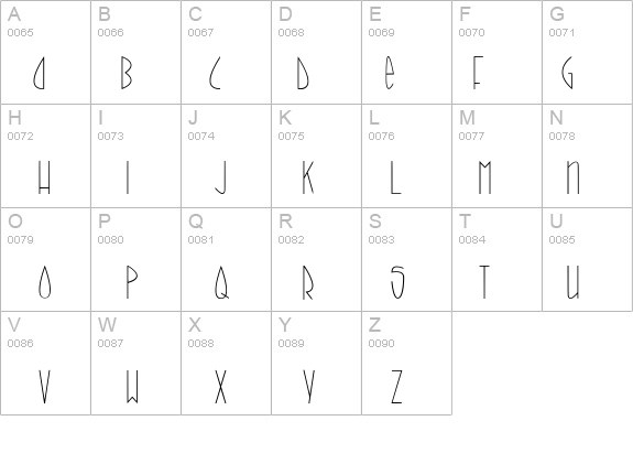call it skinny details - Free Fonts at FontZone.net