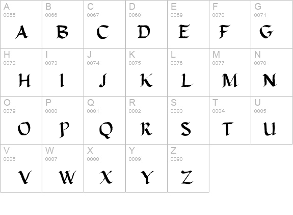 Calligula details - Free Fonts at FontZone.net