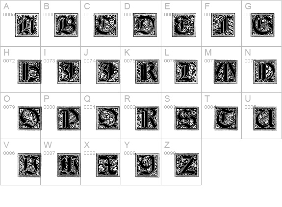 Camelot_Initials details - Free Fonts at FontZone.net