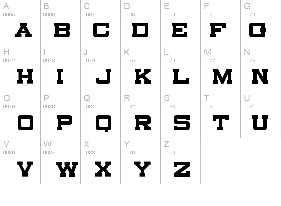 Canarsie Slab JL details - Free Fonts at FontZone.net