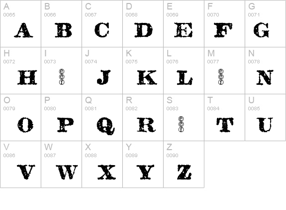 carbondale eval details - Free Fonts at FontZone.net