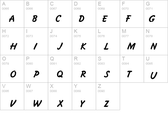 Cartoon-Normal details - Free Fonts at FontZone.net