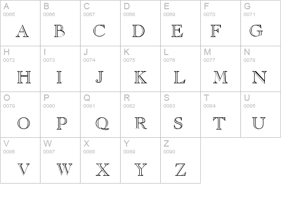 Cas Open Face Normal details - Free Fonts at FontZone.net