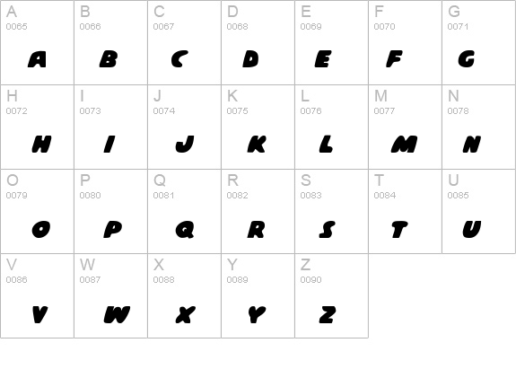 Casper Comics Solid details - Free Fonts at FontZone.net