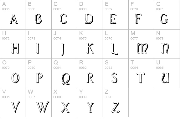 Casua_Shadow details - Free Fonts at FontZone.net