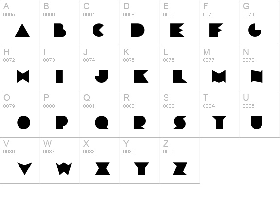 ChainsawGeometric details - Free Fonts at FontZone.net