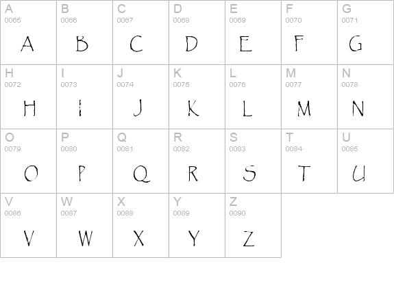 Chalk-Condensed Normal details - Free Fonts at FontZone.net