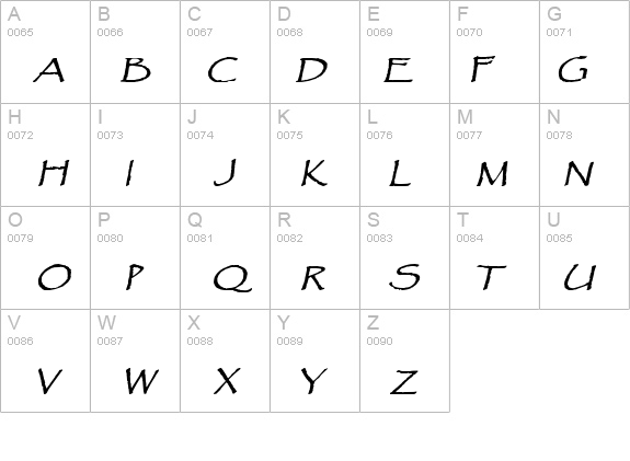 Chalk-Extended Bold Italic details - Free Fonts at FontZone.net