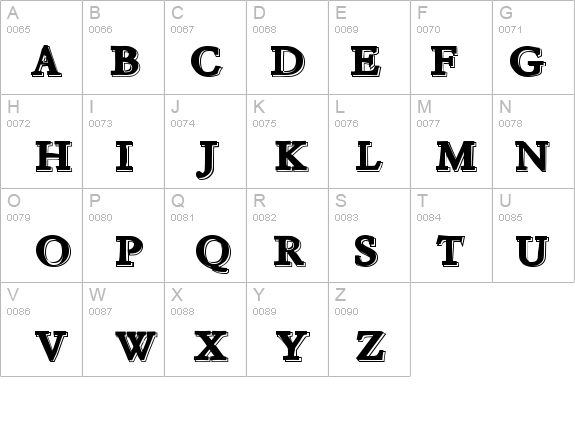 Chapou Relief Tryout details - Free Fonts at FontZone.net