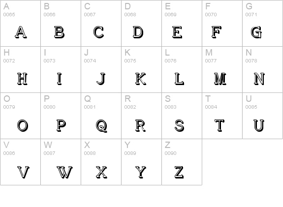 Charrington Posh details - Free Fonts at FontZone.net