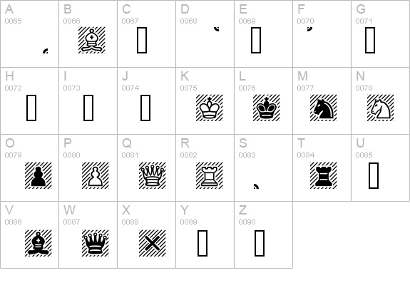 Chess Cases details - Free Fonts at FontZone.net