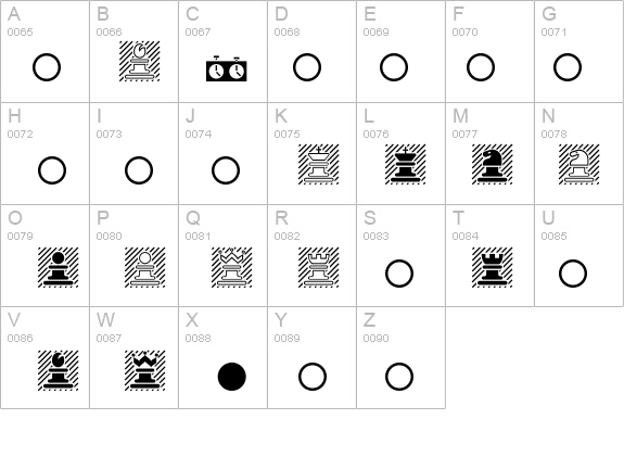 Chess Marroquin details - Free Fonts at FontZone.net