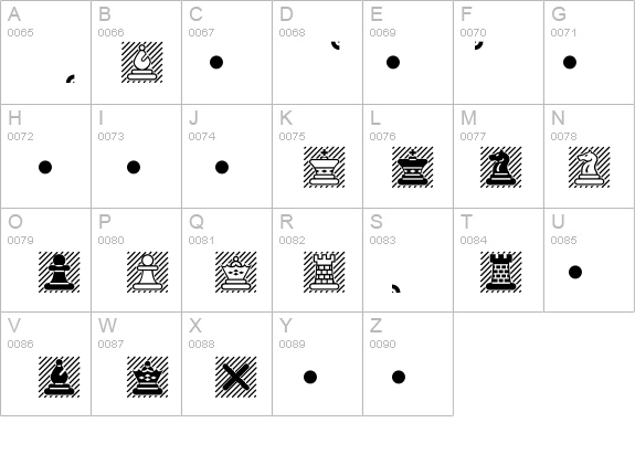 Chess Maya details - Free Fonts at FontZone.net