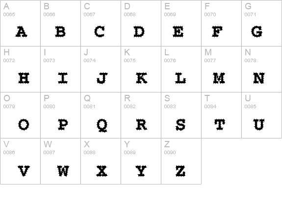 Chisel-Spiked Normal details - Free Fonts at FontZone.net