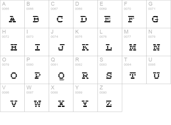 Chisel-Striped Normal details - Free Fonts at FontZone.net