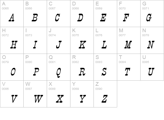 Circus Italic details - Free Fonts at FontZone.net