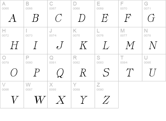 ClassicaItalic.fog details - Free Fonts at FontZone.net