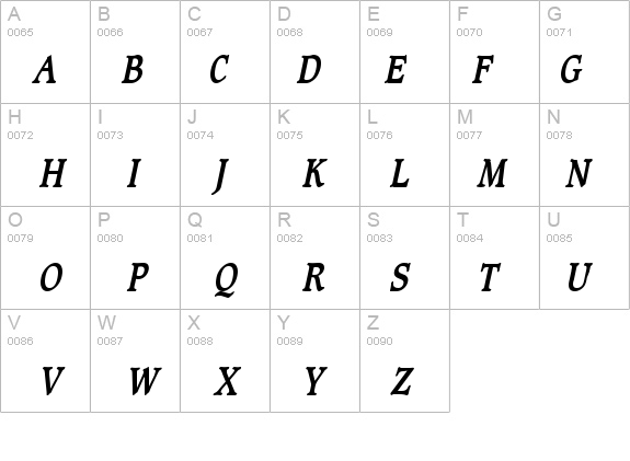 Clayton-Condensed Bold Italic details - Free Fonts at FontZone.net