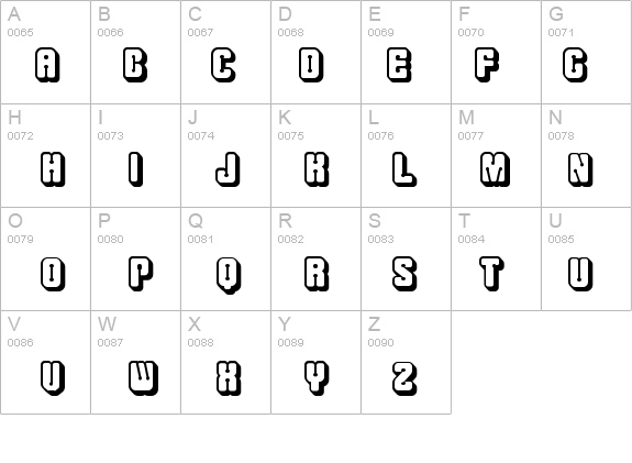 Clipe Shadow details - Free Fonts at FontZone.net