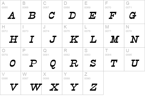 Clown Wide BoldItalic details - Free Fonts at FontZone.net
