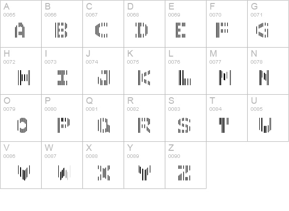 CMC7 details - Free Fonts at FontZone.net