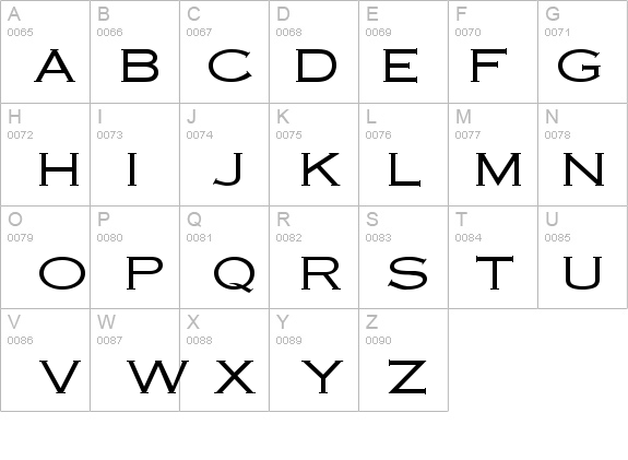 Cobalt-Extended Normal details - Free Fonts at FontZone.net