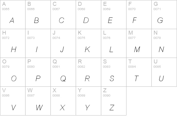 Cordia New Italic details - Free Fonts at FontZone.net