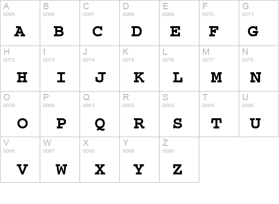 CourierPS Bold details - Free Fonts at FontZone.net