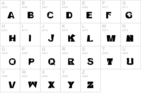 Crackwhore details - Free Fonts at FontZone.net