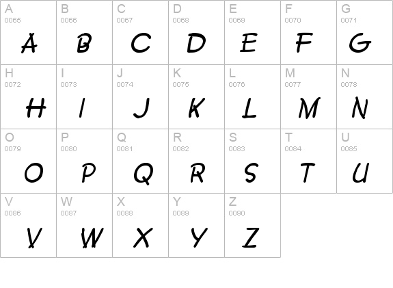 Crayon Bold Italic details - Free Fonts at FontZone.net