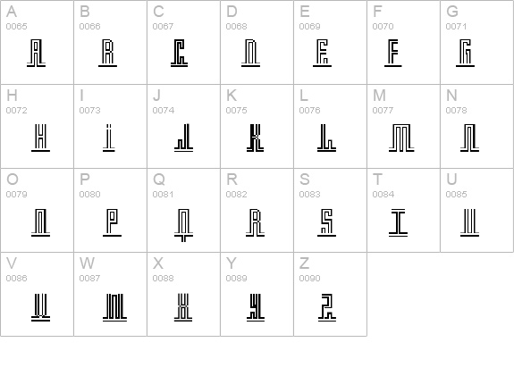 Crossbar details - Free Fonts at FontZone.net