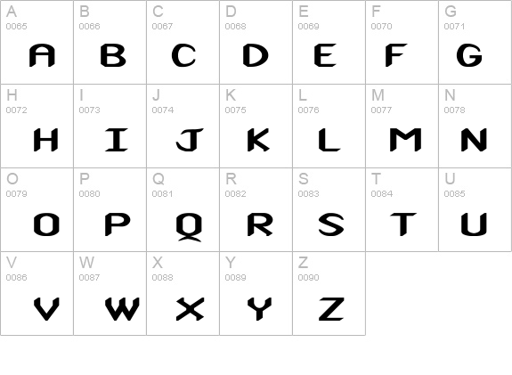 Cuneiform Ex Bold details - Free Fonts at FontZone.net