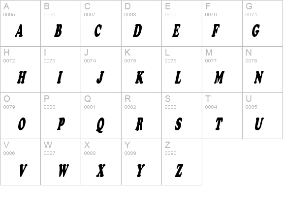 Cupid-Condensed Italic details - Free Fonts at FontZone.net