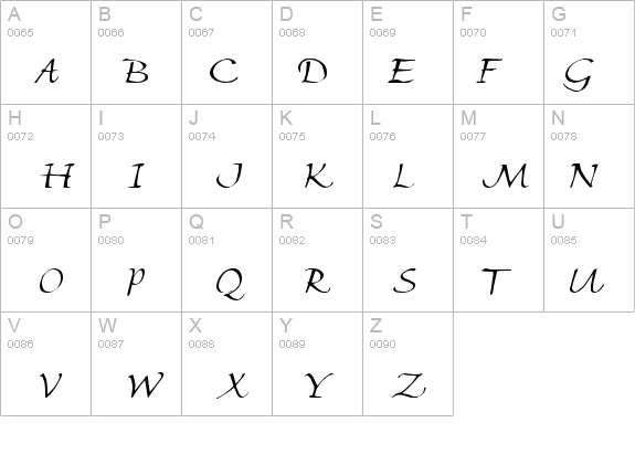 Cursive Normal details - Free Fonts at FontZone.net