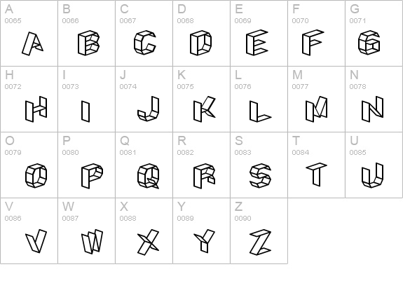 D3 Craftism details - Free Fonts at FontZone.net