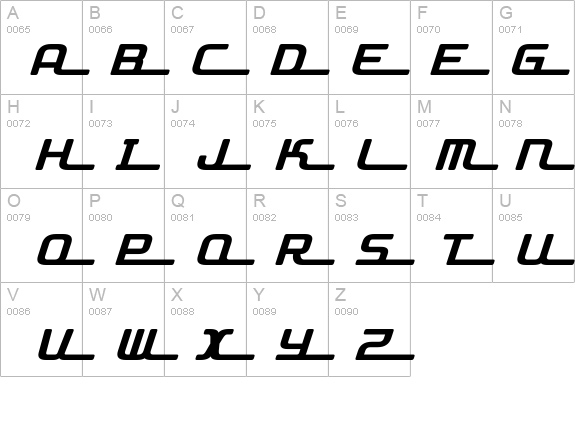 D3 Roadsterism Long Italic details - Free Fonts at FontZone.net