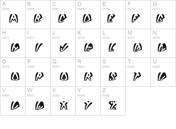 DackShattered details - Free Fonts at FontZone.net