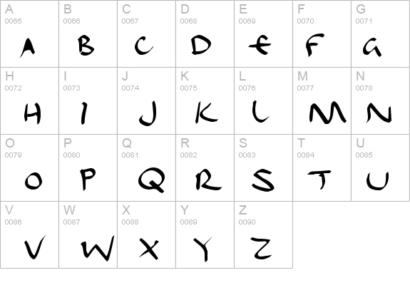 Dael Calligraphy details - Free Fonts at FontZone.net