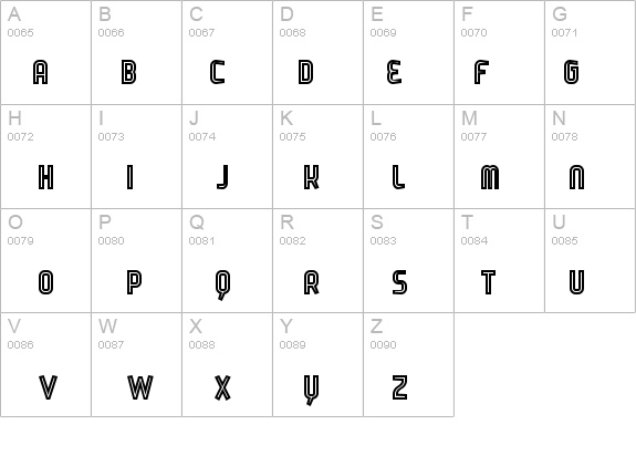 Danoutline details - Free Fonts at FontZone.net