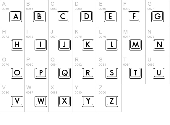 DavysBigKeyCaps details - Free Fonts at FontZone.net