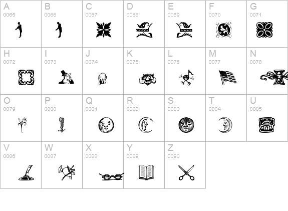 DavysDingbats details - Free Fonts at FontZone.net