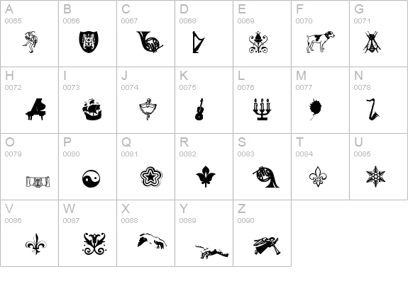 DavysOtherDingbats details - Free Fonts at FontZone.net