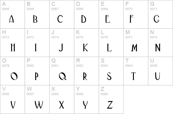 Deco Normal details - Free Fonts at FontZone.net