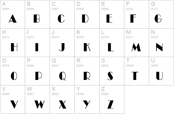 Decollage (Plain):001.001 details - Free Fonts at FontZone.net