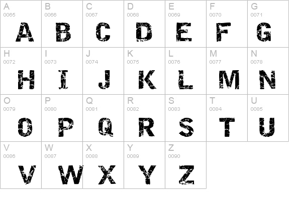 Destroy details - Free Fonts at FontZone.net